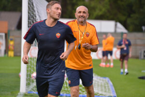 Totti Spalletti AS Roma Training Camp - Day One