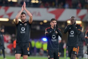 Cristante Dybala Lukaku SK Slavia Praha v AS Roma: Group G - UEFA Europa League 2023/24