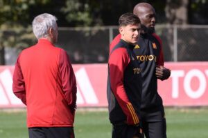 Dybala Lukaku Mourinho AS Roma Training Session