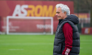 mourinho AS Roma Training Session And Press Conference - UEFA Europa League 2023/24