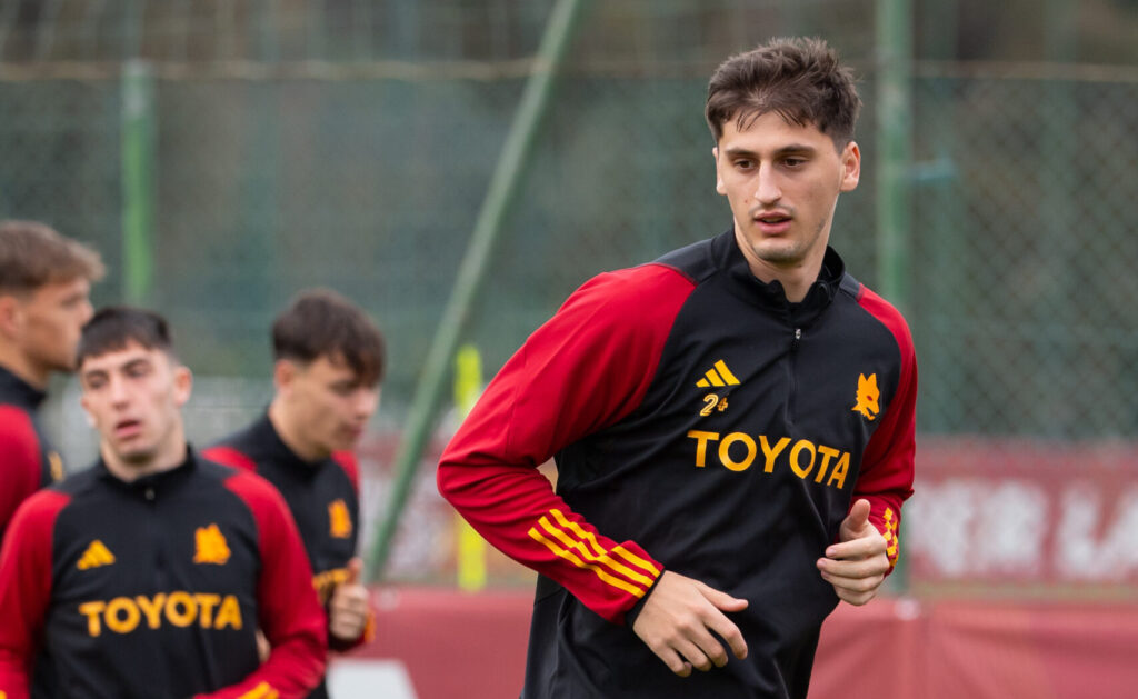 AS Roma Training Session And Press Conference - UEFA Europa League 2023/24