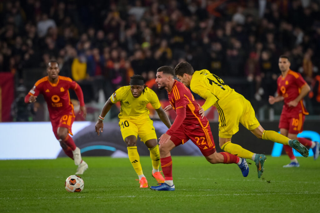 Aouar, AS Roma v FC Sheriff Tiraspol: Group G - UEFA Europa League 2023/24