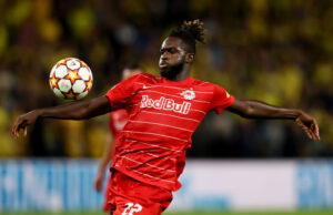 solet oumar Brondby IF v FC Red Bull Salzburg - UEFA Champions League: Play-Offs Leg Two