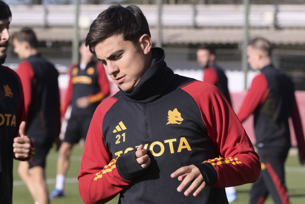 dybala AS Roma Training Session