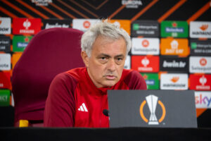 AS Roma Training Session And Press Conference - UEFA Europa League 2023/24