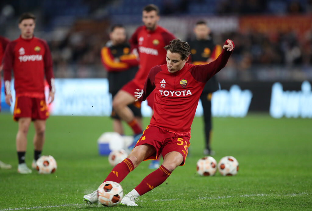 Edoardo Bove, AS Roma v FC Sheriff Tiraspol: Group G - UEFA Europa League 2023/24