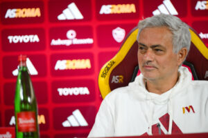 mourinho conferenza AS Roma Training Session &amp; Press Conference