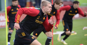 Kristensen AS Roma Training Session