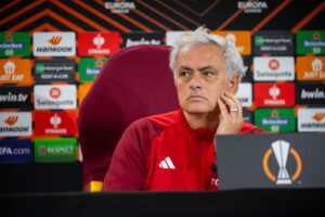 AS Roma Training Session And Press Conference - UEFA Europa League 2023/24