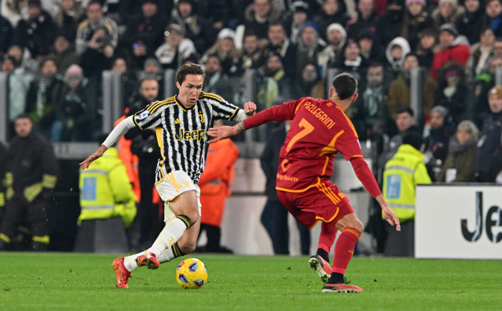 Chiesa e Pellegrini Juventus v AS Roma - Serie A TIM
