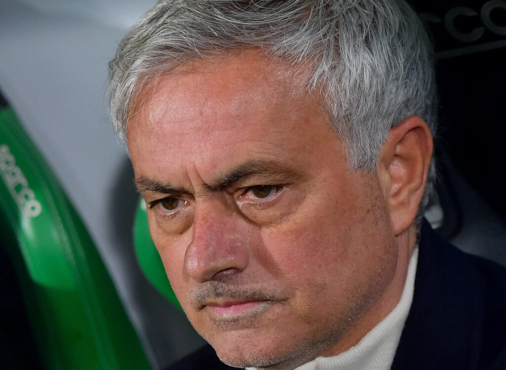 Mourinho US Sassuolo v AS Roma - Serie A TIM