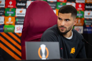 AS Roma Training Session And Press Conference - UEFA Europa League 2023/24
