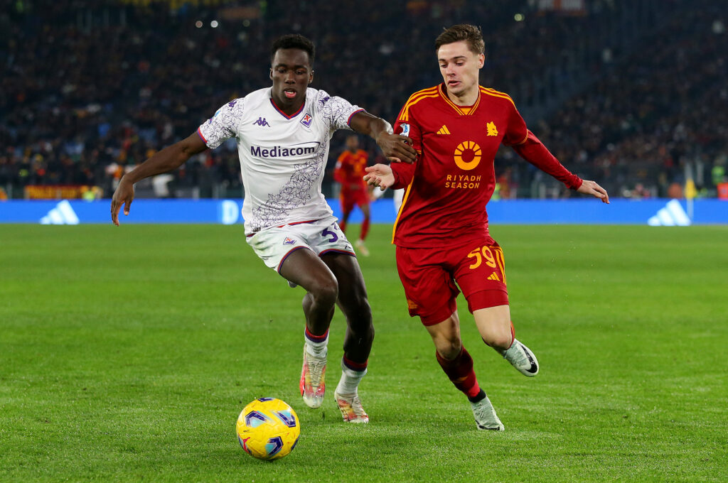 Zalewski e Kayode AS Roma v ACF Fiorentina - Serie A TIM