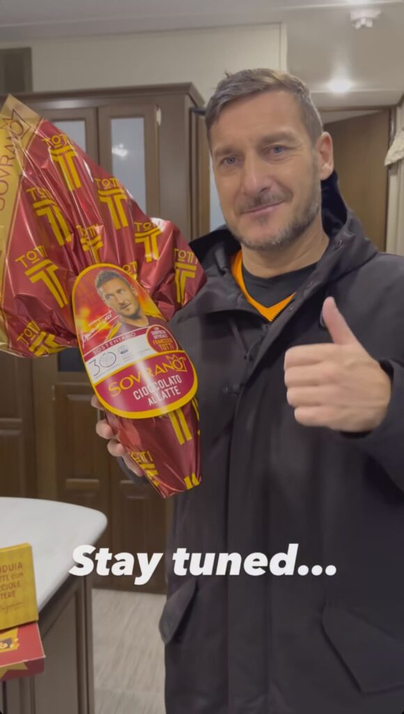 totti uovo di pasqua