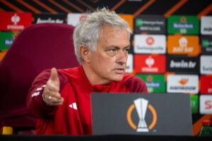AS Roma Training Session And Press Conference - UEFA Europa League 2023/24