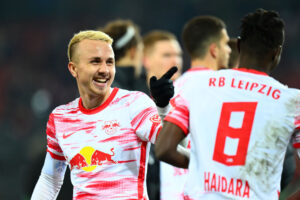 angelino Hannover 96 v RB Leipzig - DFB Cup: Quarter Final