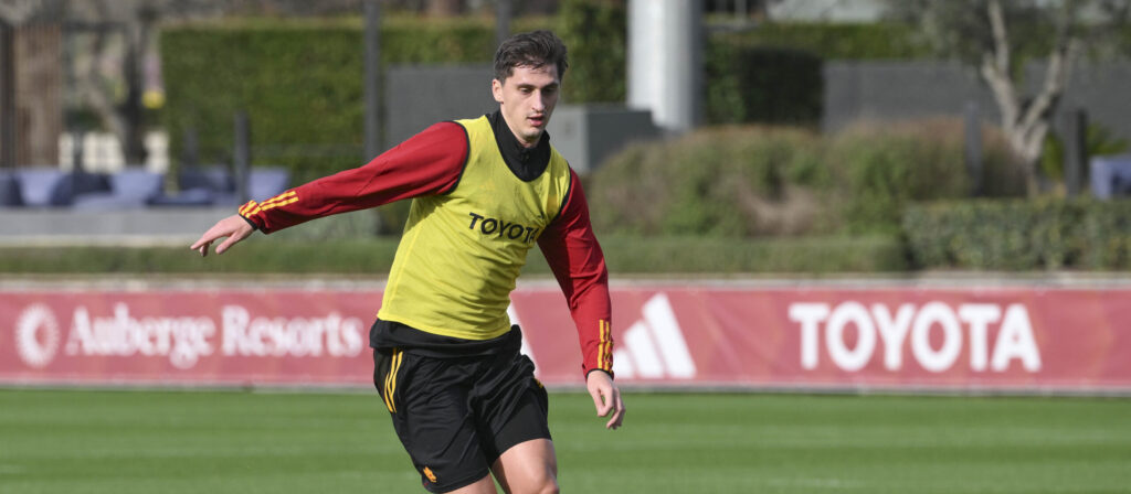 kumbulla AS Roma Training Session