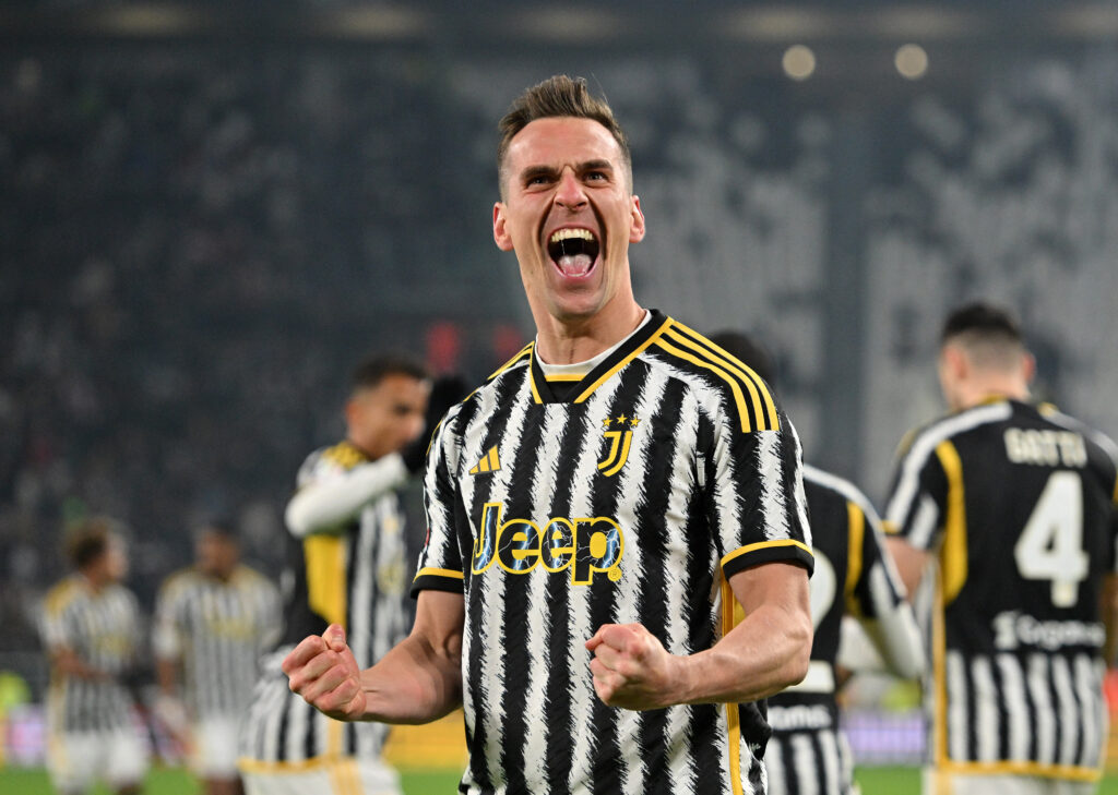 Milik Juventus FC v Frosinone Calcio: Quarter Final - Coppa Italia