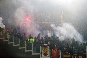 Fumogeni SS Lazio v AS Roma - Coppa Italia