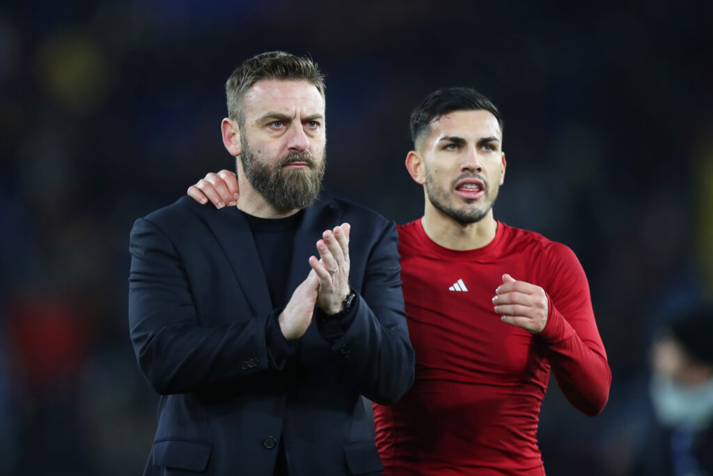 De Rossi e Paredes AS Roma v Hellas Verona FC - Serie A TIM