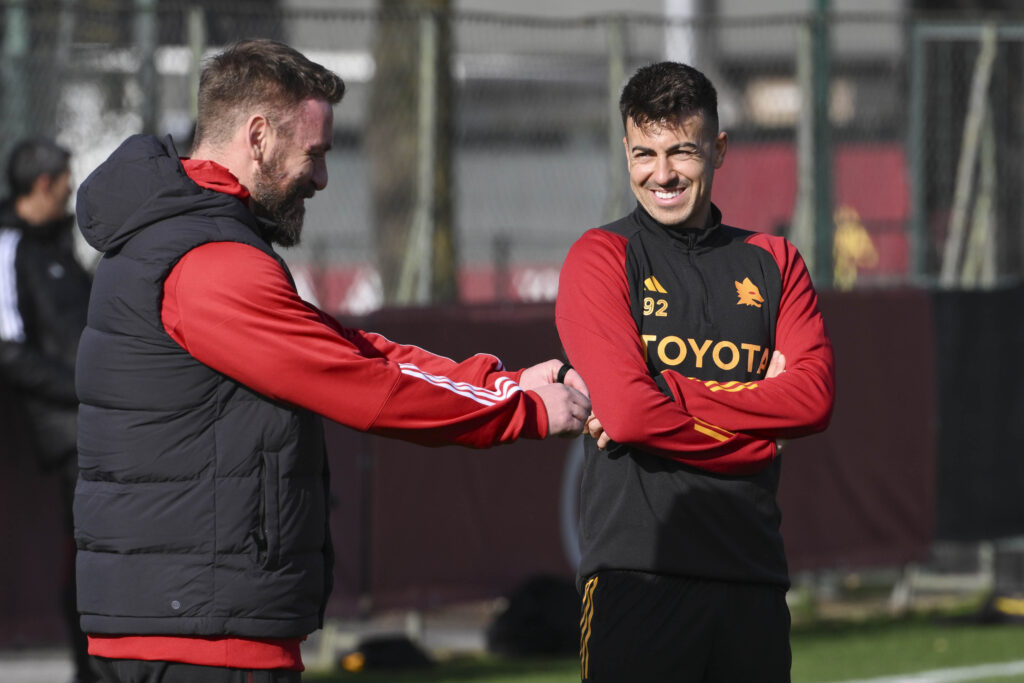 AS Roma Training Session &amp; Press Conference