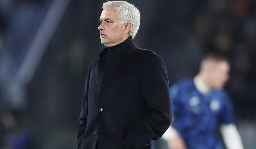 José Mourinho AS Roma v Atalanta BC - Serie A TIM
