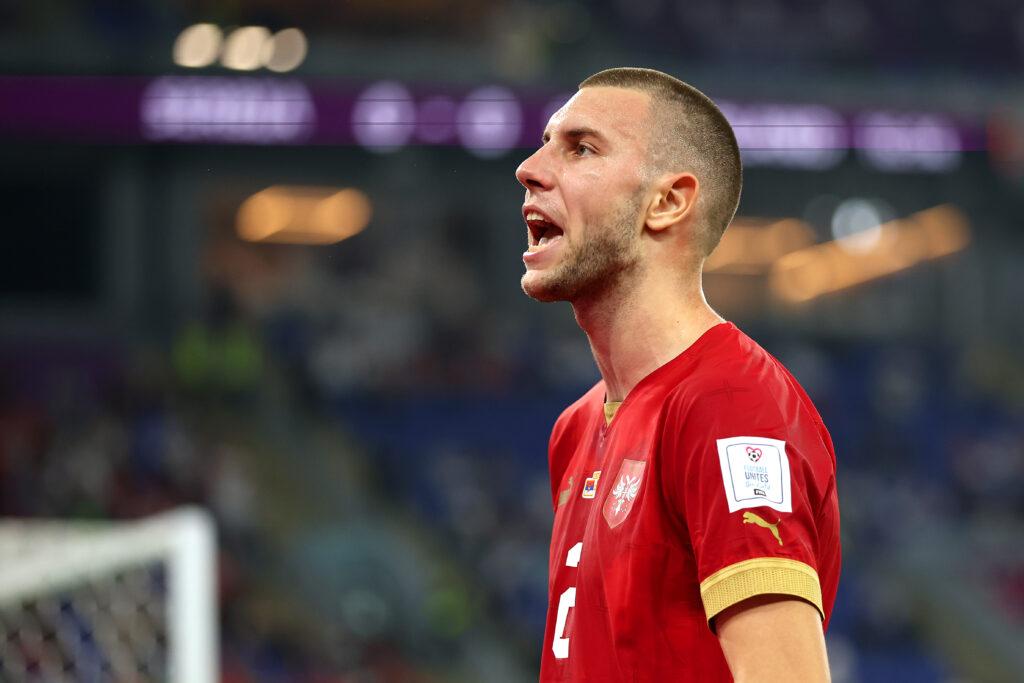 pavlovic Serbia v Switzerland: Group G - FIFA World Cup Qatar 2022
