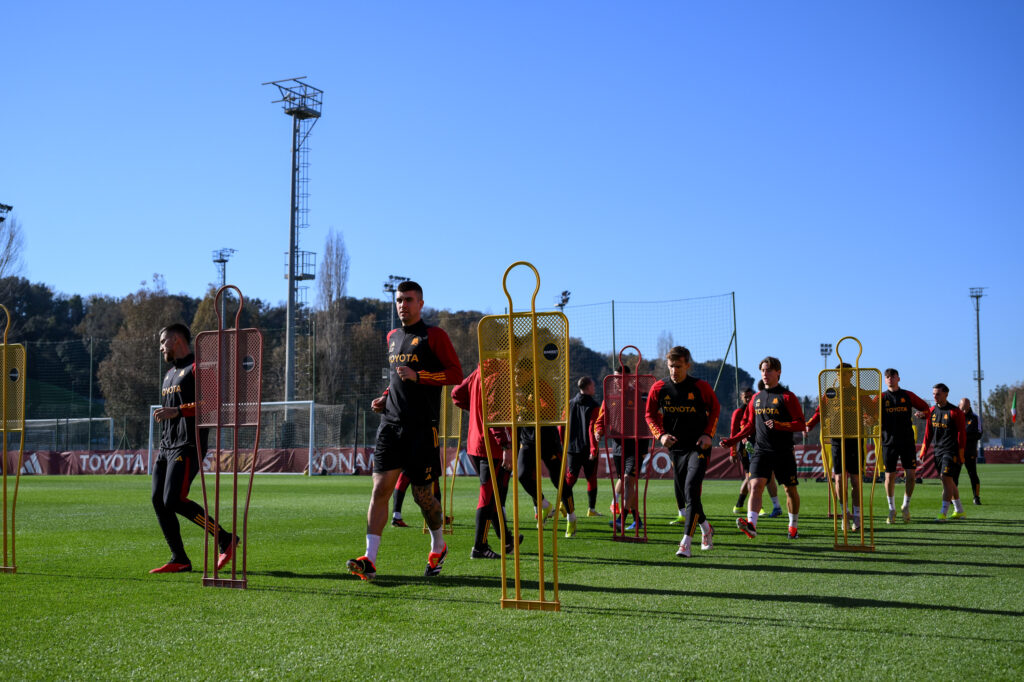 AS Roma Training Session &amp; Press Conferenza