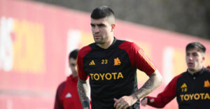 Mancini AS Roma Training Session