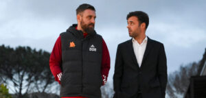 De Rossi Pinto AS Roma Training Session