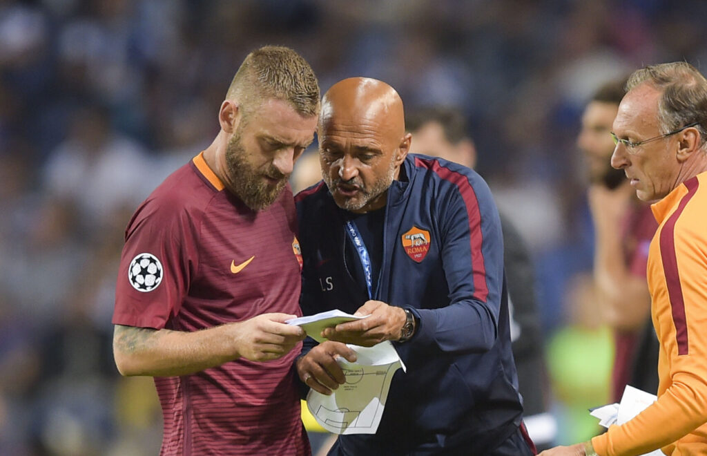 spalletti de rossi Porto v AS Roma: UEFA Champions League