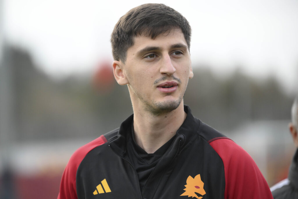 Marash Kumbulla, AS Roma Training Session