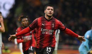Jovic AC Milan v Cagliari Calcio - Coppa Italia
