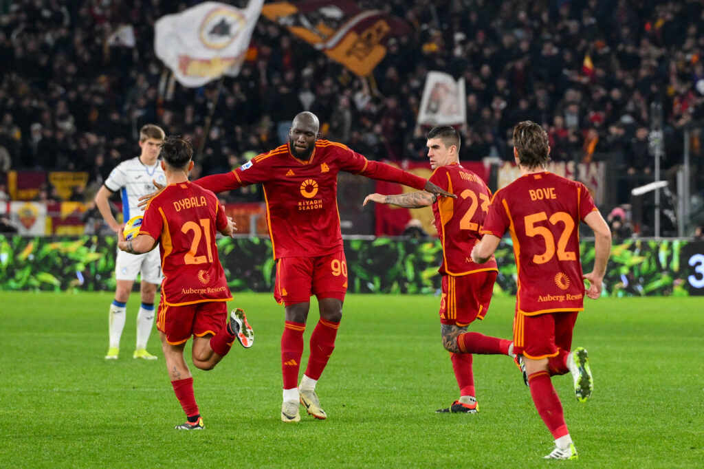 Lukaku Dybala AS Roma v Atalanta BC - Serie A TIM