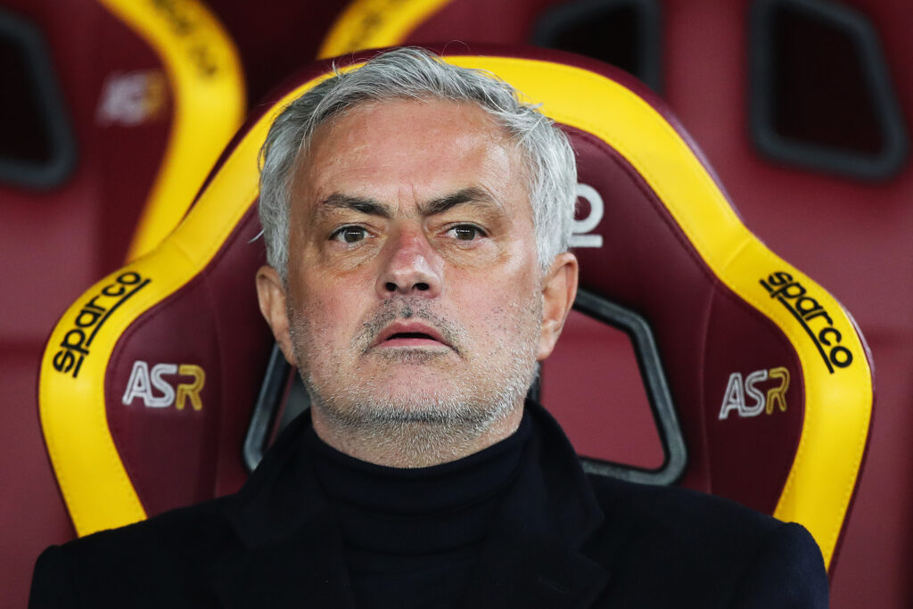 José Mourinho AS Roma v Atalanta BC - Serie A TIM