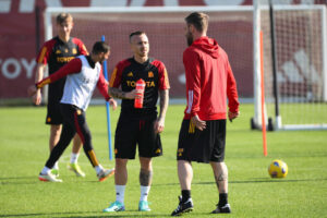 AS Roma Training Session angelino de rossi