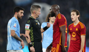 Orsato Lukaku SS Lazio v AS Roma - Coppa Italia