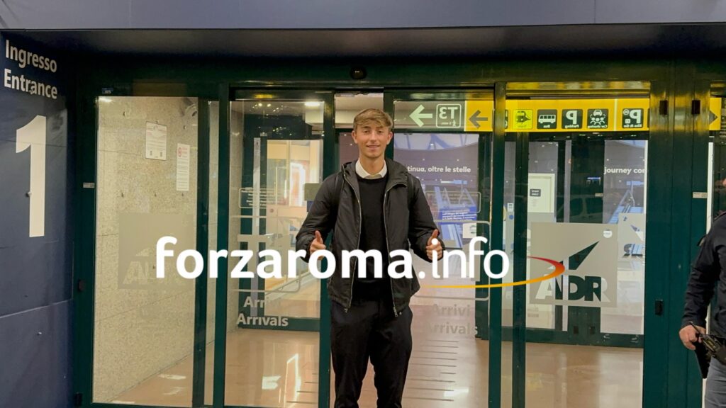 dean huijsen arrivo fiumicino