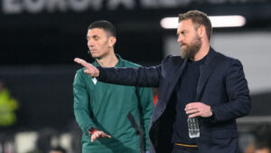De Rossi Feyenoord v AS Roma: Round of 16 First Leg - UEFA Europa League 2023/24