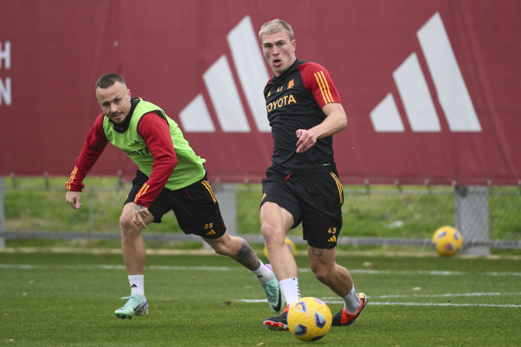 Kristensen, AS Roma Training Session