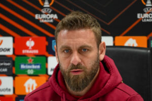 De Rossi AS Roma  Training Session And Press Conference - UEFA Europa League 2023/24