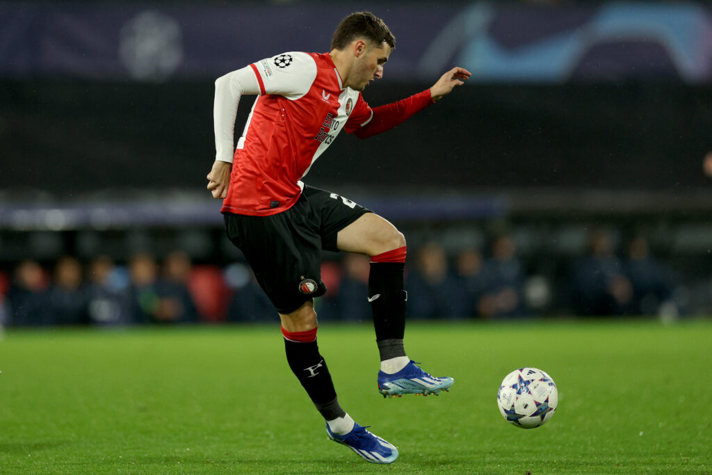 Santiago Gimenez Feyenoord v SS Lazio: Group E - UEFA Champions League 2023/24