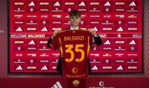 Baldanzi AS Roma Unveil New Signing Tommaso Baldanzi