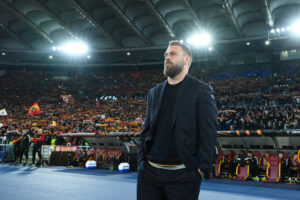 De rossi AS Roma v Feyenoord: Knockout Round Play-offs Second Leg - UEFA Europa League 2023/24