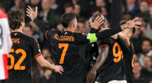 Pellegrini Feyenoord v AS Roma: Playoff First Leg - UEFA Europa League 2023/24