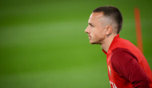 Angelino AS Roma v Feyenoord: Knockout Round Play-offs Second Leg - UEFA Europa League 2023/24