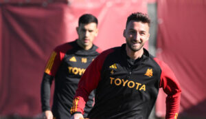 Cristante AS Roma Training Session