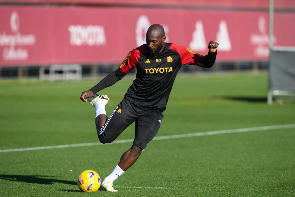 lukaku AS Roma Training Session &amp; Press Conference