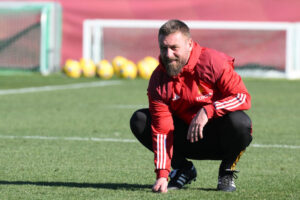 De Rossi AS Roma Training Session