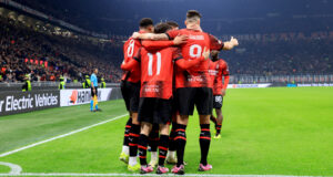 AC Milan v Stade Rennais FC: Playoff First Leg - UEFA Europa League 2023/24